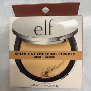 NIB e.l.f. Sheer Tint Finishing Powder Light/Medium